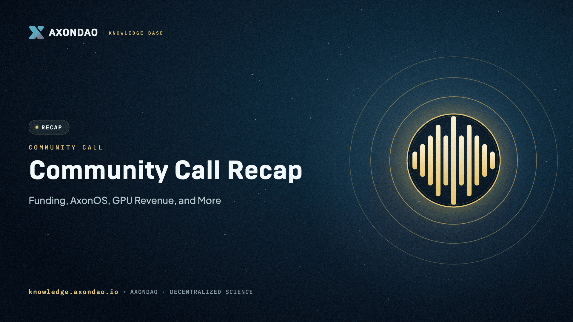 Community Call Recap